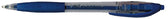 Balpen Bic Atlantis classic grip clic M blauw