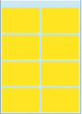Etiket HERMA 3691 26x40mm geel 40stuks