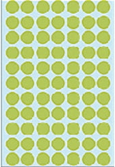Etiket HERMA 2235 rond 13mm groen 2464stuks - afbeelding 2
