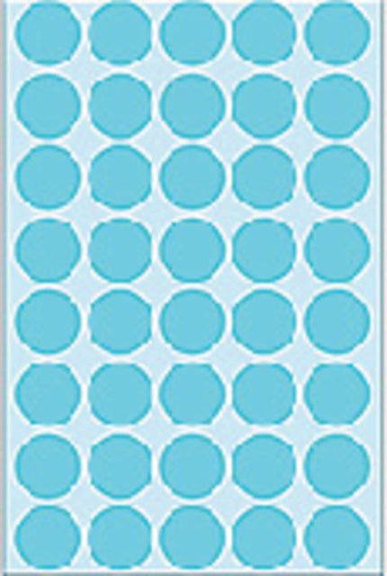 Etiket HERMA 2253 rond 19mm blauw 1280stuks