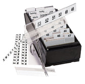 Indextabs Djois 10x150mm zelfkl aanpasbaar perm wt