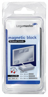 Magneet Legamaster 50x75x12mm blokmagneet - afbeelding 2