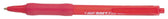 Balpen Bic soft feel clic M rood