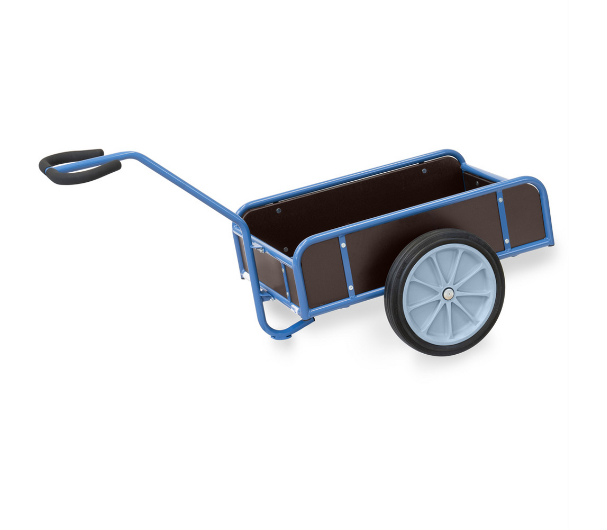 Handtrekwagen 4108V - massief rubber wielen - met watervast wanden 845 x 545 mm