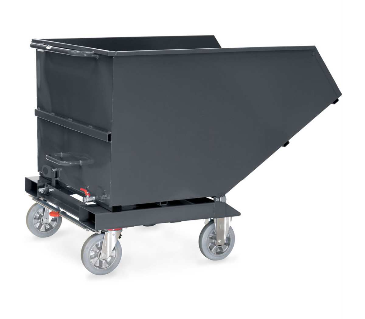 Stalen bakwagen 4704A-7016 met aftapkraan - Bakmaat 1.321 x 1044 x 735 mm
