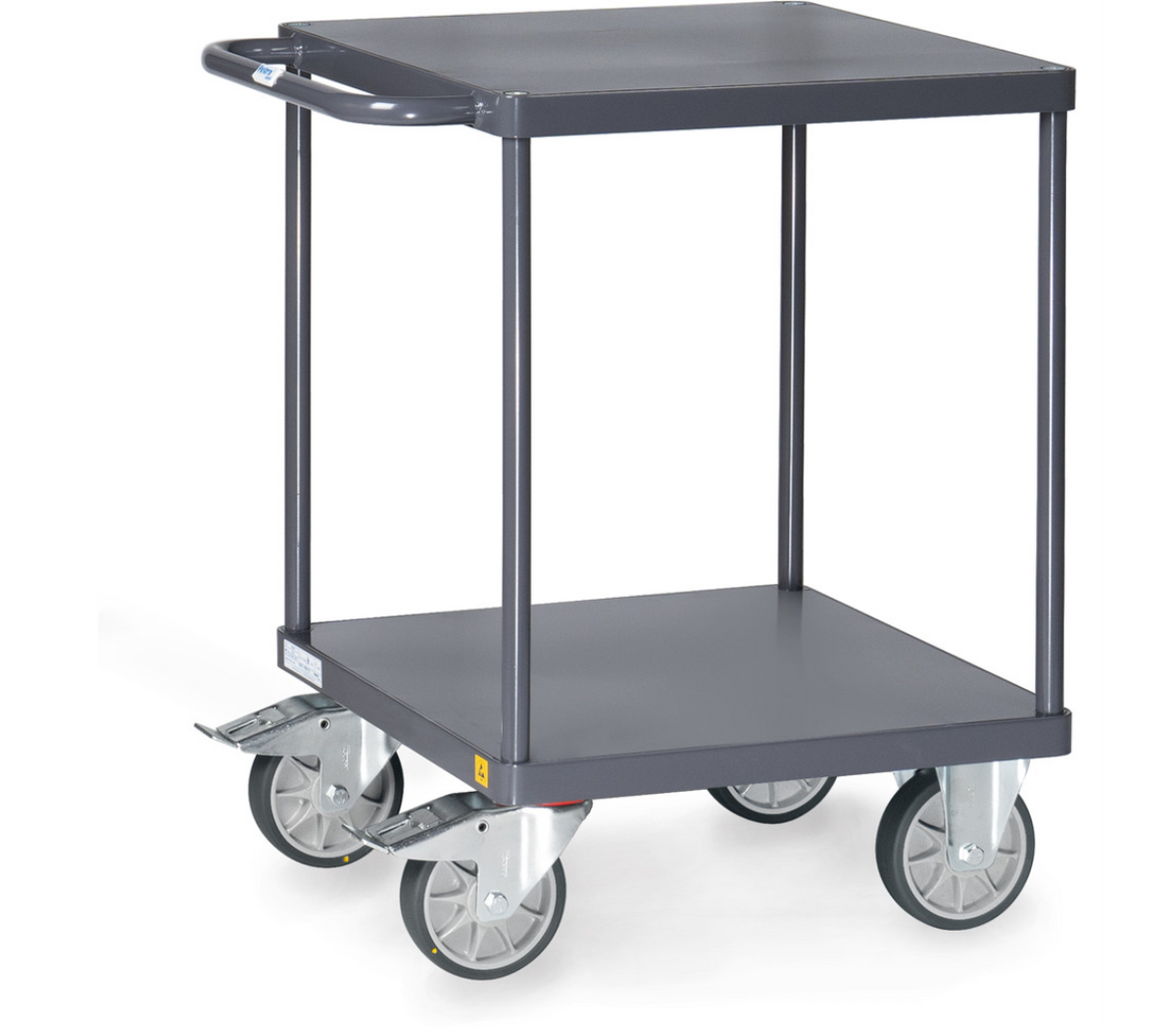 ESD-Tafelwagen 9496B - flush staalplaat platformen - Laadvlak 600 x 600 mm