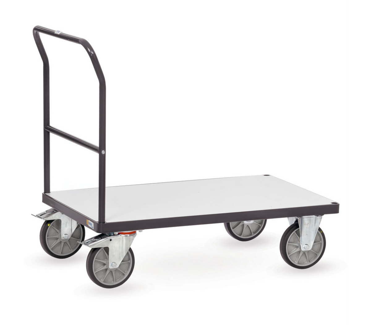 ESD-Wagen met open duwbeugel 9500 - Laadvlak 850 x 500 mm
