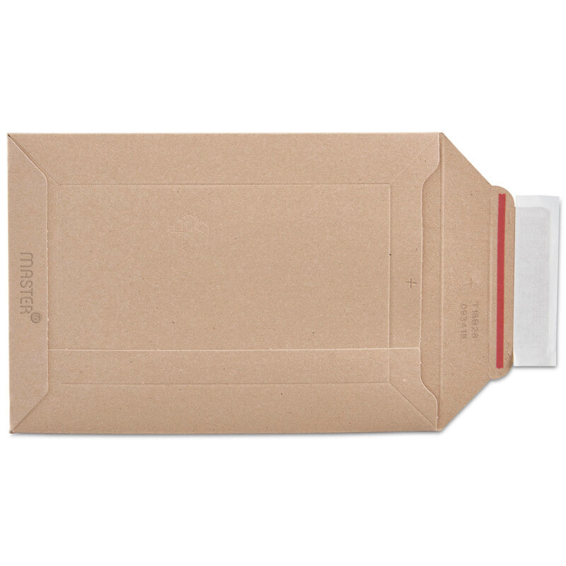 Golfkartonnen envelop A4/L – 250 x 353 mm – Opening korte zijde – Met kleefbare klep