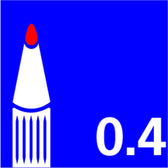 Rollerpen Pentel R50 M blauw - afbeelding 6