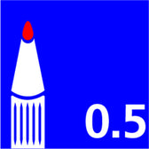 Balpenvulling STABILO standaard M blauw - afbeelding 5