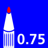 Viltstift eddING 404 rond 0.75mm zwart - afbeelding 5