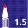 Viltstift Artline 70 rond 1.5mm groen - afbeelding 4