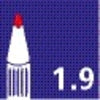 Whiteboardmarker Bic 1711 rond L rood - afbeelding 5