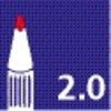 Viltstift PILOT Super SC-G M goud - afbeelding 4