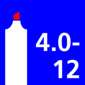 Viltstift edding 800 schuin 4-12mm rood - afbeelding 5
