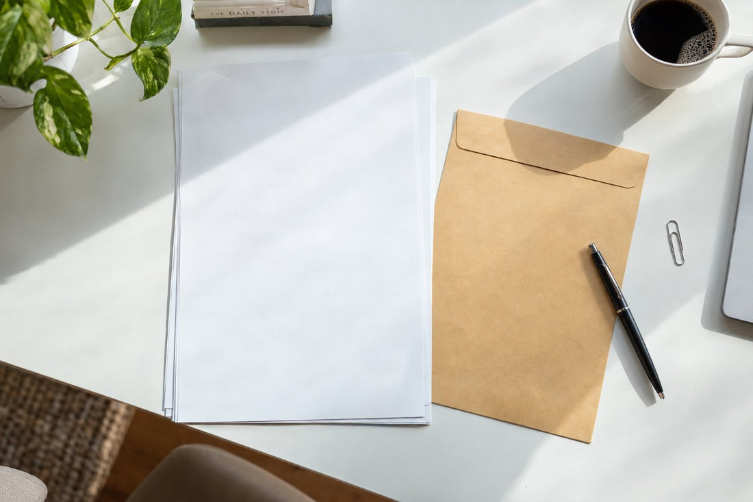 A4 enveloppen in verschillende soorten