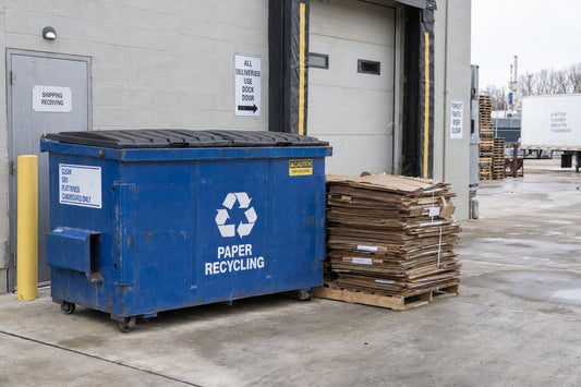 Karton weggooien of recyclen