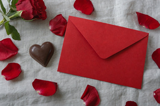 Valentijnscadeau verpakken voor de brievenbus