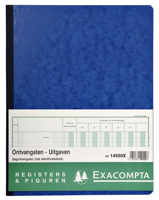 Register Piqure dagontvangsten 320x250mm 80vel
