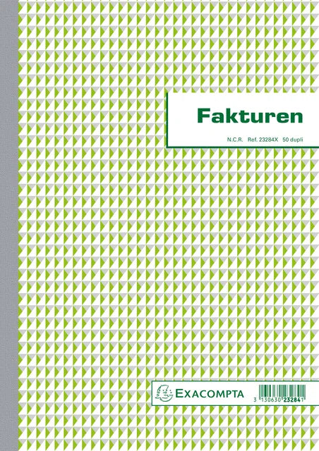 Kasboek Exacompta Manifold facturen dupli 50vel
