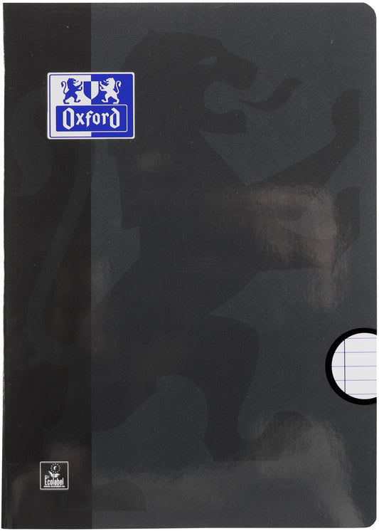 Schrift Oxford School A4 lijn 72pag 80gr zwart