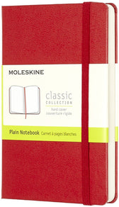 Notitieboek Moleskine pocket 90x140mm blanco hc rd
