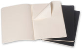 Schrift Moleskine 190x250mm blc 240pag zwart 3st - afbeelding 3
