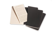 Schrift Moleskine 90x140mm blc 240pag zwart 3st - afbeelding 4