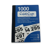 Nummerblok Combicraft 1 1000 assorti 6 stuks - afbeelding 2