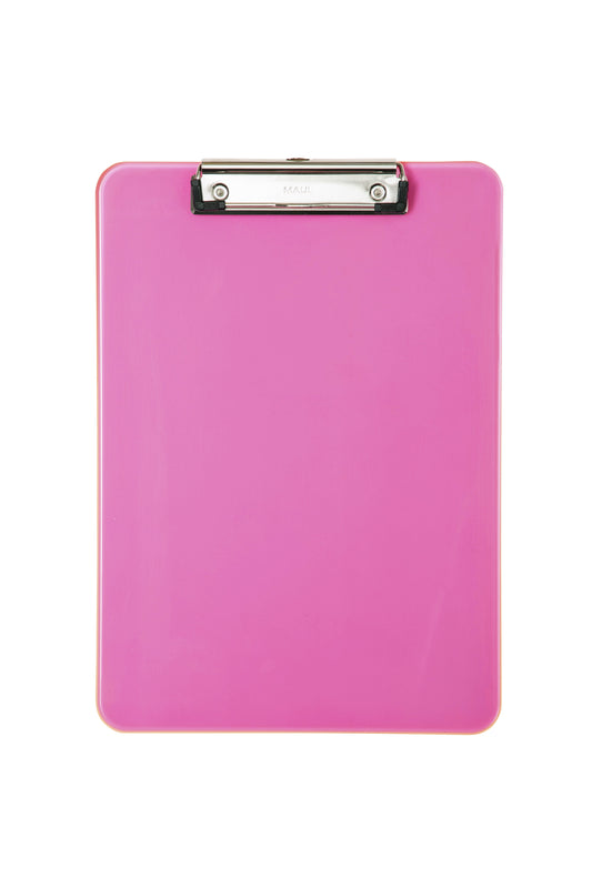 KLEMBORD MAUL A4 STAAND KUNSTSTOF NEON ROZE
