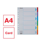 Tabbladen Esselte Stand A4 6dlg karton 11r ass - afbeelding 3