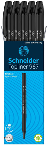 Fineliner Schneider 967 0.4mm zwart - afbeelding 3