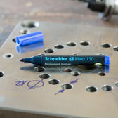 Viltstift Schneider Maxx 130 rond 1-3mm blauw - afbeelding 6