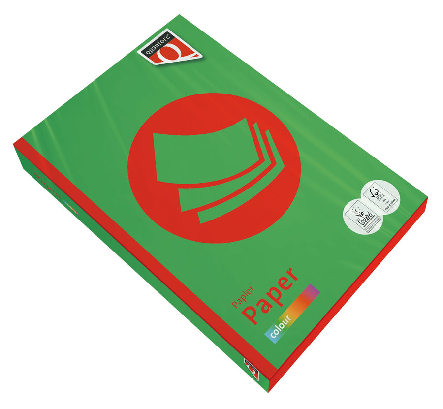 Kopieerpapier Quantore Colour A4 80gr grasgroen