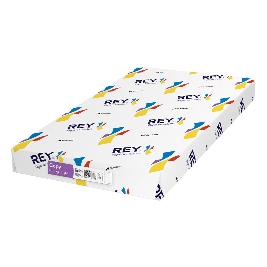 Kopieerpapier Rey Copy A3 80gr wit