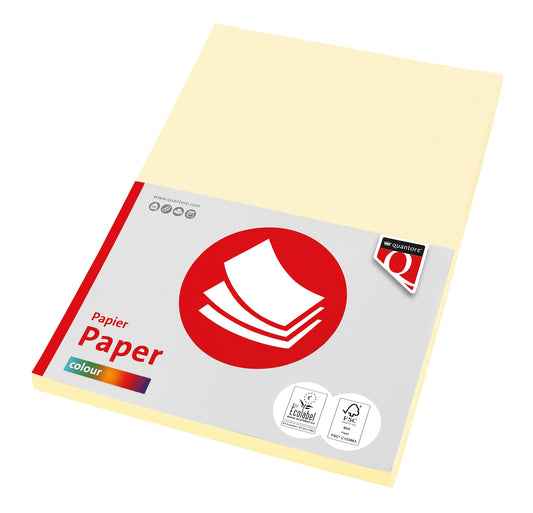 Kopieerpapier Quantore Col-100 A4 80gr ivoor