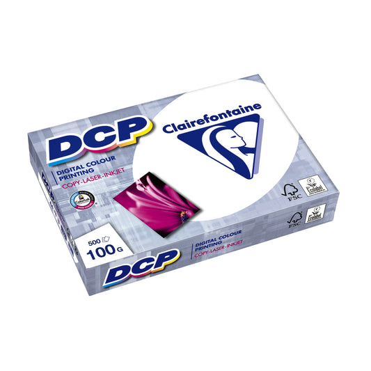 Laserpapier Clairefontaine DCP A4 100gr wit