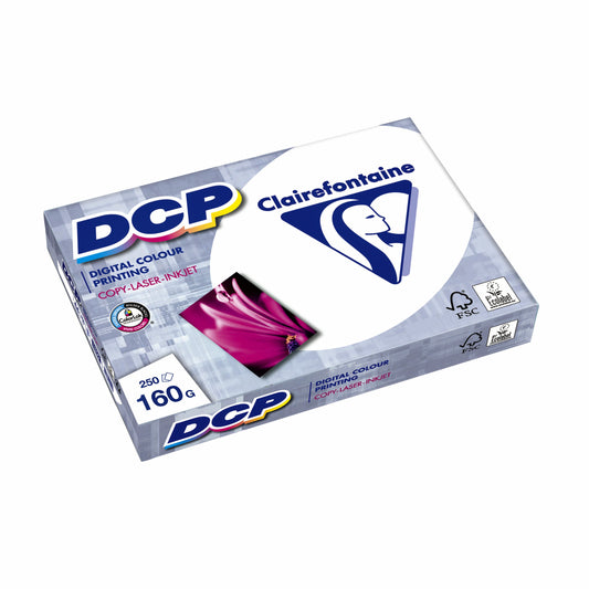 Laserpapier Clairefontaine DCP A4 160gr wit