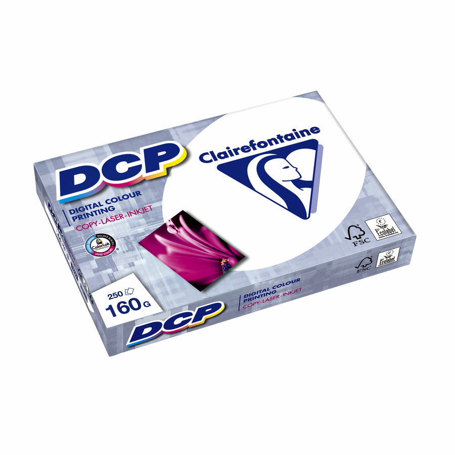 Laserpapier Clairefontaine DCP A4 160gr wit