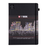 Schetsboek Sakura 80 zwarte vellen 210x297mm zwart