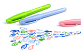 Brushpen Pentel Sign SES15C pastel assorti - afbeelding 7