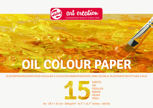 Olieverfpapier Talens Art Creation A4 geel