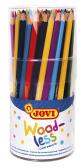 Kleurpotlood Jovi houtvrij pot assorti