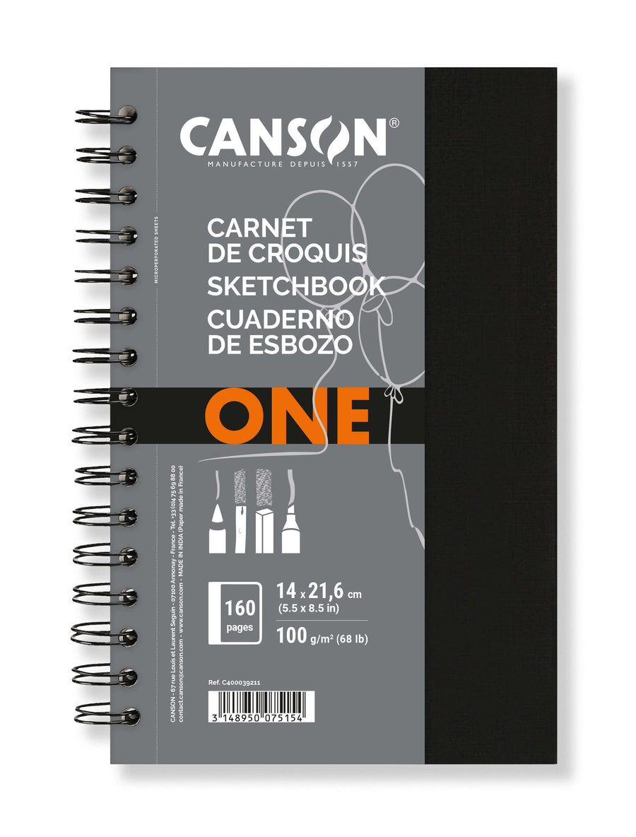 Schetsboek Canson Art Book One 100gr 140x216mm wit