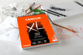 Schetspapier Canson XL Sketch 90gr A5 ivoorwit - afbeelding 2