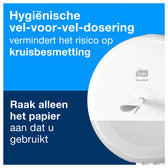 Toiletpapier Tork T9 Advanced 2laags 112m wit - afbeelding 4