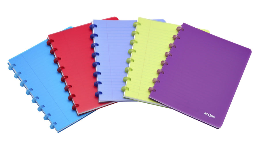 Schrift Atoma A5 blanco 144blz 90gr PP transp ass