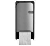 Toiletpapierdispenser Quartzline Q1 duo zilver