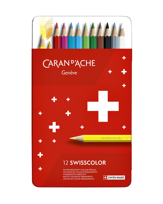 Kleurpotloden Caran d Ache Swisscolor 12 stuks ass