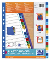 TABBLADEN OXFORD A4+ 11R PP A-Z 20DLG KLEUR - afbeelding 3